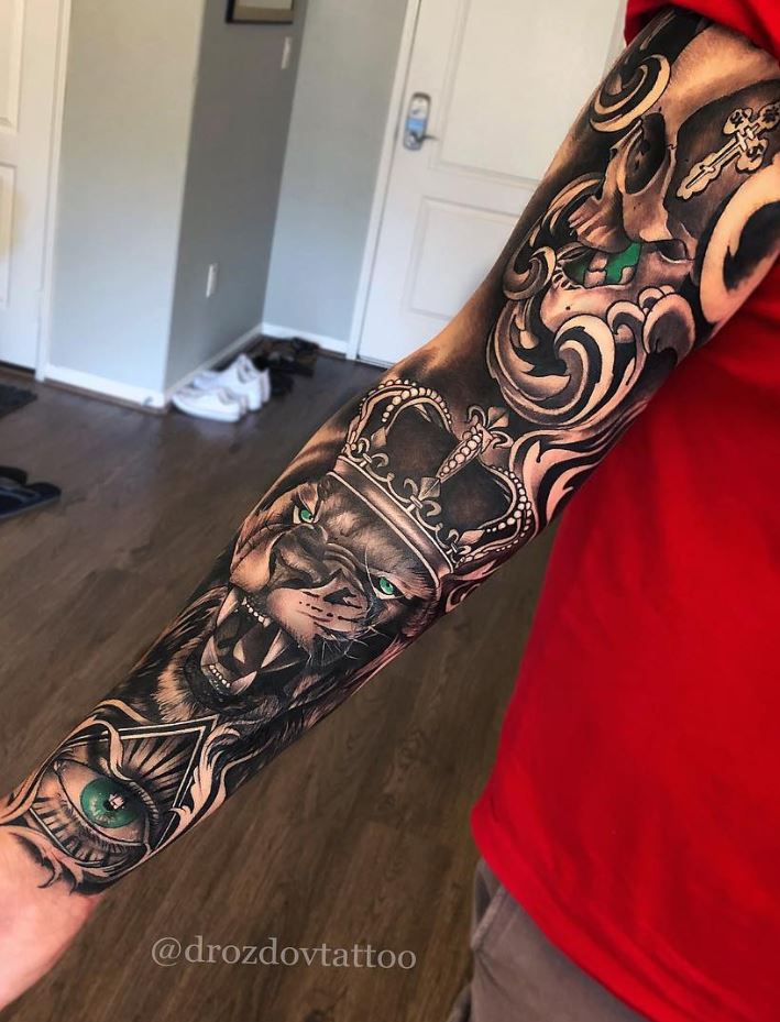 Garuda Tattoo Best Arm Tattoos ever - Ace Tattooz