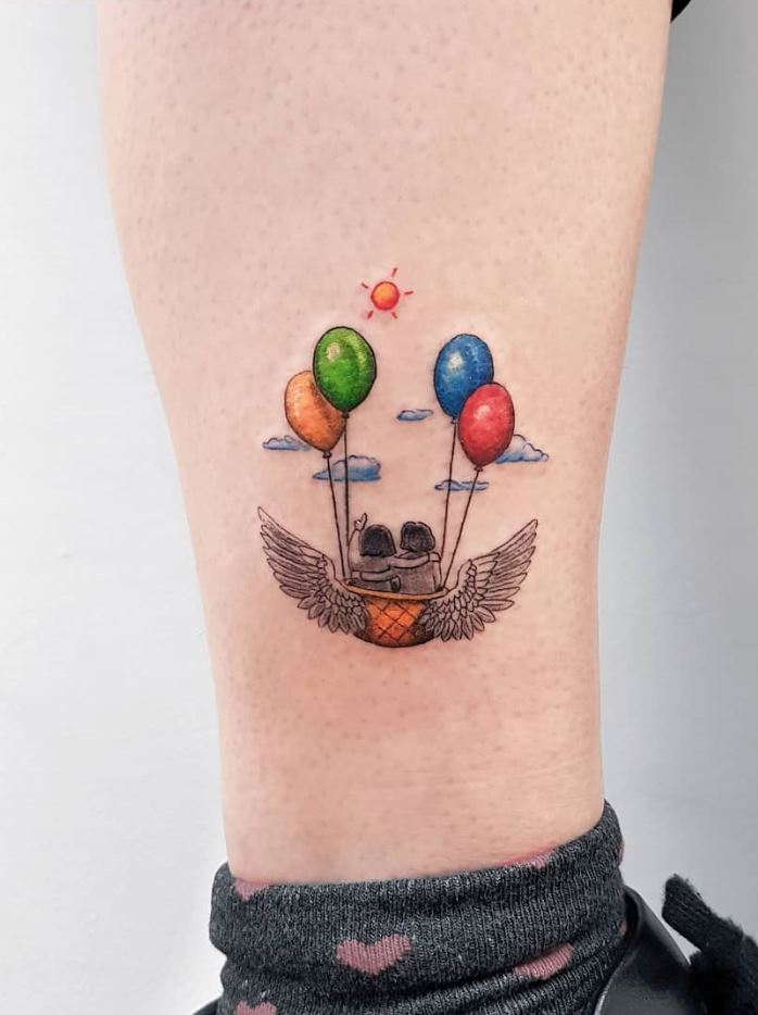 Tiny tattoo lots of pride  Ive never done color before and I plan  for this to be the only color tattoo on my body  rsticknpokes